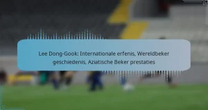Lee Dong-Gook: Internationale erfenis, Wereldbeker geschiedenis, Aziatische Beker prestaties